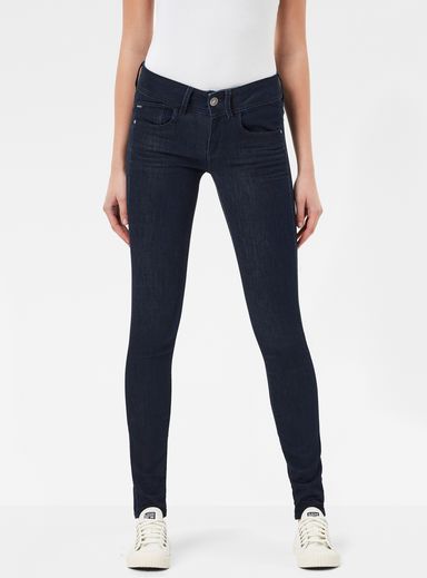 Lynn Mid Waist Skinny Jeans